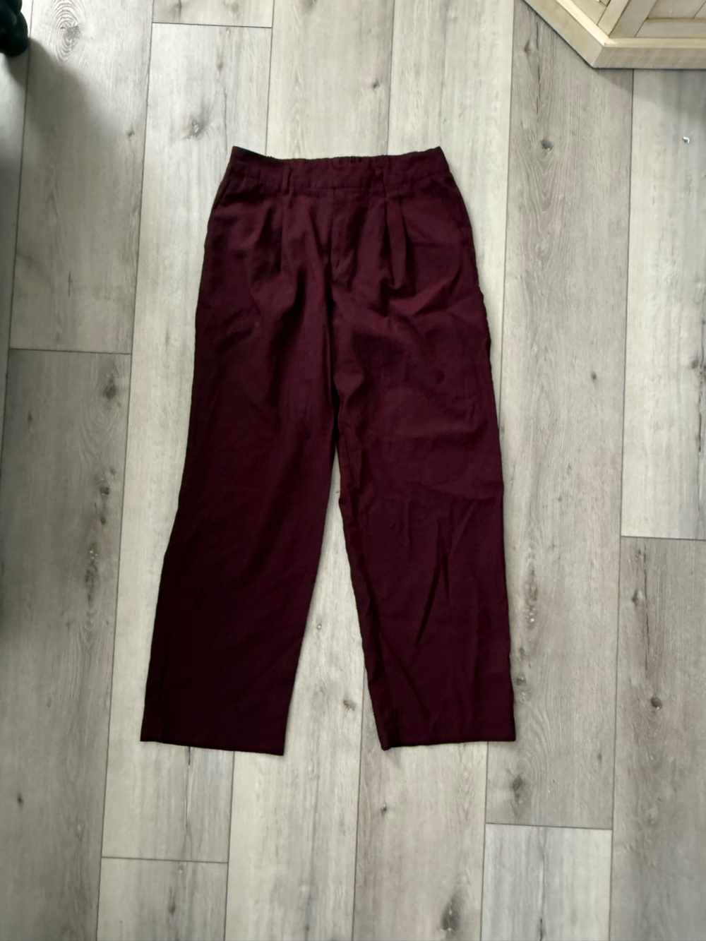 a new day Burgundy Women's Relaxed Trousers